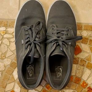 Men Vans gray shoes